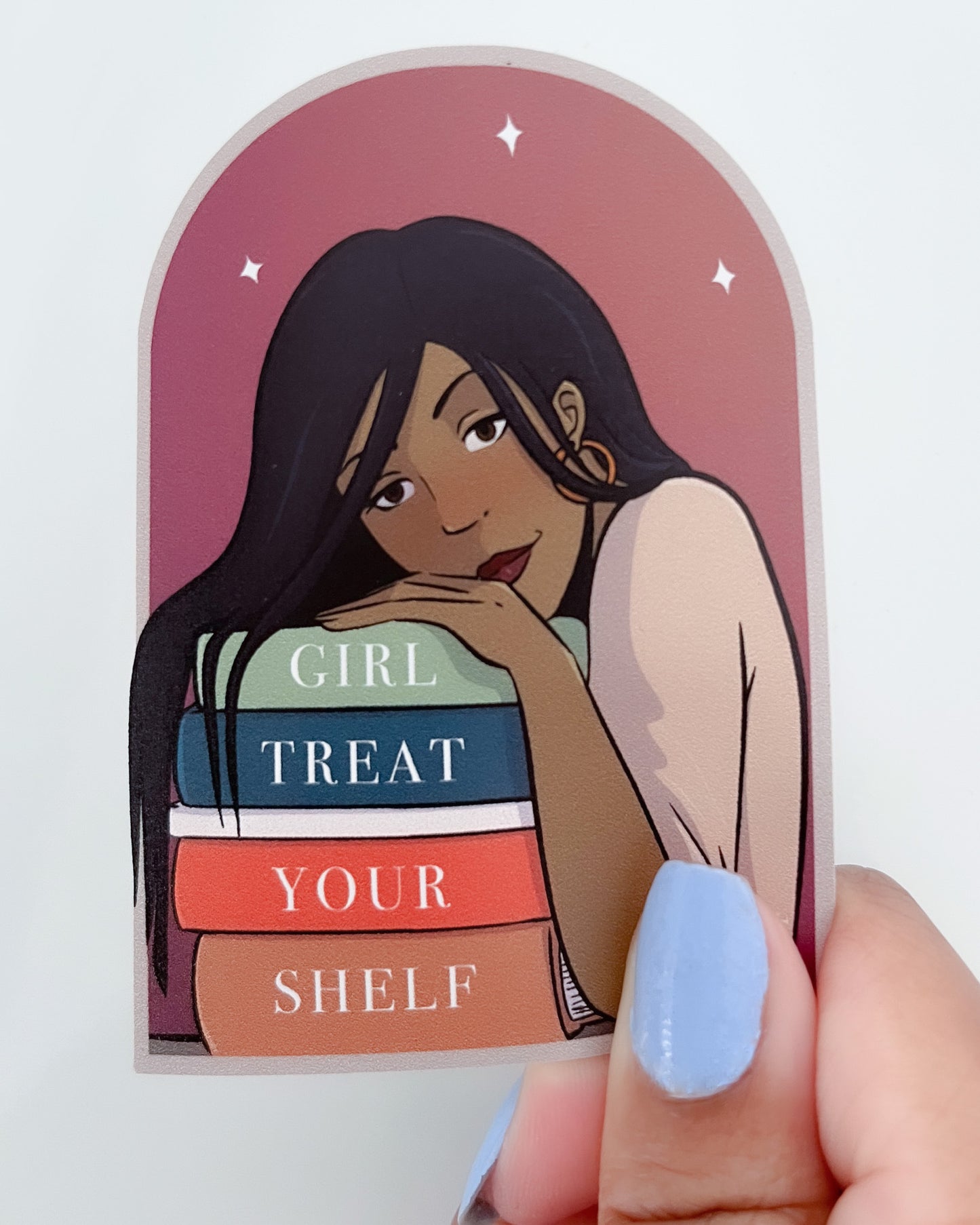 Treat Your Shelf Vinyl Sticker