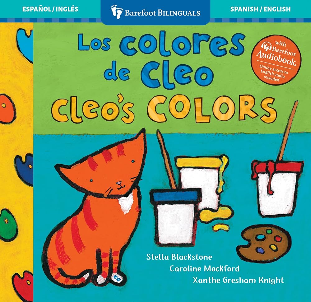 Los colores de Cleo / Cleo’s Colors (Cleo the Cat) (Spanish and English Edition) cover image